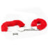 Фото #4 товара Furry Metal Handcuffs Red