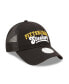 Фото #3 товара Women's Black Pittsburgh Steelers Team Trucker 9Forty Snapback Hat