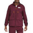 Фото #2 товара Puma Parquet Warm Up Full Zip Jacket Mens Burgundy Casual Athletic Outerwear 599