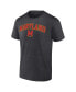 Фото #3 товара Men's Heather Charcoal Maryland Terrapins Campus T-shirt