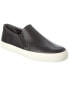 Vince Farran-B Leather Slip-On Sneaker Men's Black 8