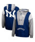 ფოტო #4 პროდუქტის Men's Navy New York Yankees Highlight Reel Windbreaker Half-Zip Hoodie Jacket