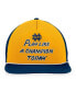 ფოტო #3 პროდუქტის Men's Navy/Gold Notre Dame Fighting Irish Play Like A Champion Today Foam Trucker Adjustable Hat