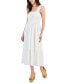 ფოტო #1 პროდუქტის Juniors' Ruffle-Strap Midi Dress