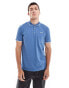 HUGO Red dinoso tipped polo shirt in blue BLAU, XS - W24-27 - фото #1