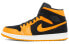 Фото #1 товара Кроссовки Nike Air Jordan 1 Mid Black Orange Peel (Оранжевый, Черный)