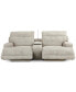 Фото #8 товара Sebaston 3-Pc. Fabric Sofa with 2 Power Motion Recliners and 1 USB Console, Created for Macy's