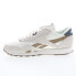 Фото #5 товара Reebok Classic Nylon Mens Beige Suede Lace Up Lifestyle Sneakers Shoes