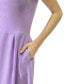 Women's Scoop Neck Knee Length with Pocket Dress