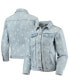 ფოტო #2 პროდუქტის Women's New York Yankees Allover Print Button-Up Denim Jacket