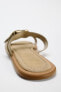 SPLIT LEATHER SANDALS WITH BUCKLES