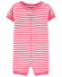 Фото #2 товара Baby 1-Piece Striped 100% Snug Fit Cotton Romper Pajamas 24M
