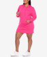 ფოტო #19 პროდუქტის Plus Size Hoodie Sweatshirt Dress