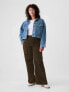 Фото #3 товара High Rise Corduroy Stride Wide-Leg Pants