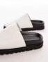 Фото #3 товара Topshop Beau woven mule in white