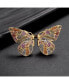 Multi-Colored Cubic Zirconia Butterfly Wing Ring