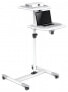 Фото #5 товара Manhattan Mobile Cart for Projectors and Laptops - Two Trays for Devices up to 10kg - Trays Tilt and Swivel - Height Adjustable - Grey/White - Lifetime Warranty - Multimedia cart - Grey - White - Notebook/Projector - 10 kg - -35 - 35° - 360°