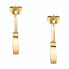 Romantic gold plated earrings with Abbraccio SABG27 crystals