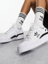 Фото #8 товара adidas Originals Forum Bold trainers in white and black