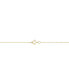 ფოტო #4 პროდუქტის Angel Two-Tone Openwork 18" Pendant Necklace in 10k Gold
