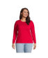 Фото #1 товара Plus Size Relaxed Supima Cotton Long Sleeve Crew Neck T-Shirt