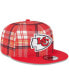 Men's Red Kansas City Chiefs 2024 Sideline Statement 9FIFTY Snapback Hat Красный, Один размер - фото #3