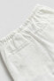 Фото #2 товара Wide-leg Linen-blend Pull-on Pants