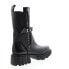 Фото #8 товара A.S.98 Hallsey A54202-101 Womens Black Leather Hook & Loop Mid Calf Boots 6