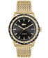 ფოტო #1 პროდუქტის Men's Everett Gold-Tone Stainless Steel Mesh Bracelet Watch 40mm