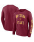 Men's Maroon Arizona State Sun Devils Distressed Arch Over Logo Long Sleeve T-shirt Бордовый, S - фото #1