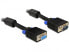 Фото #1 товара Delock 1m VGA Cable - 1 m - VGA (D-Sub) - VGA (D-Sub) - Male - Female - Black