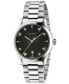 ფოტო #1 პროდუქტის Unisex Swiss G-Timeless Stainless Steel Bracelet Watch 38mm