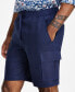 Фото #3 товара Men's Regular-Fit Linen Cargo Shorts, Created for Macy's