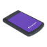 Фото #6 товара Transcend StoreJet 25H3 1TB Purple - 1000 GB - 2.5" - 3.2 Gen 1 (3.1 Gen 1) - 5400 RPM - Black - Purple