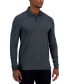 Фото #1 товара Men's Classic-Fit Solid Long-Sleeve Polo Shirt, Created for Macy's