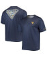 Фото #2 товара Men's Navy West Virginia Mountaineers Terminal Tackle Omni-Shade T-shirt