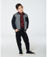 Baby Boys Baby Herringbone And Fleece Zip Vest Black And Gray