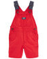 Фото #5 товара Toddler Canvas Shortalls: Hickory Stripe Strap Remix 3T