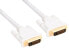 Фото #1 товара InLine DVI-D Cable 24+1 male / male DVI Dual Link white/gold 5m