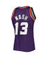 Фото #4 товара Men's Steve Nash Purple Phoenix Suns 1996-97 Hardwood Classics Swingman Jersey