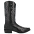 Фото #1 товара Dan Post Boots Milwaukee Embroidered Snip Toe Cowboy Mens Black Casual Boots DP