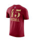 Фото #2 товара Men's Donovan Mitchell Wine Cleveland Cavaliers 2023/24 City Edition Name and Number T-shirt