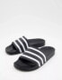 Фото #1 товара adidas Originals – Adilette – Slider in Schwarz und Weiß