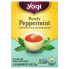 Фото #1 товара Yogi Tea, Purely Peppermint, без кофеина, 16 чайных пакетиков, 24 г (0,85 унции)