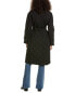 Ellen Tracy Diamond Quilted Trench Coat Women's