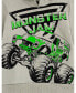 ფოტო #5 პროდუქტის Toddler Boys Grave Digger Monster Mutt Megalodon Fleece Pullover Hoodie & Pants to