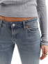 Фото #4 товара Weekday Nova low waist slim bootcut jeans in trove blue