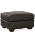 Фото #1 товара CLOSEOUT! Dester 29" Leather Ottoman, Created for Macy's