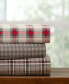 Фото #2 товара Plaid Flannel Sheet Set, Full