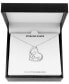 ფოტო #3 პროდუქტის Diamond Love Heart 18" Pendant Necklace (1/10 ct. t.w.) in Sterling Silver